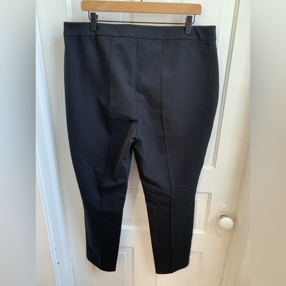 Lafayette 148 Pleated Trousers Black Size 14 - Picture 5 of 7